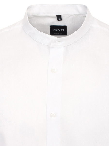VENTI Regular Fit Camisa Blanco Stehkragen Popeline - Vista 1