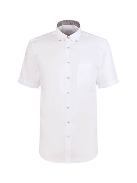 SEIDENSTICKER Regular Fit Camisa Beige claro Button-Down Struktur