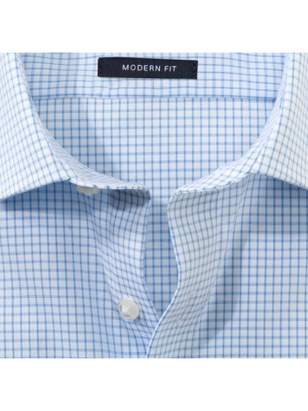 OLYMP Regular Fit Camisa Azul claro Global Kent Twill