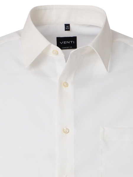 VENTI Comfort Fit Camisa Beige claro Kent Popeline - Vista 1