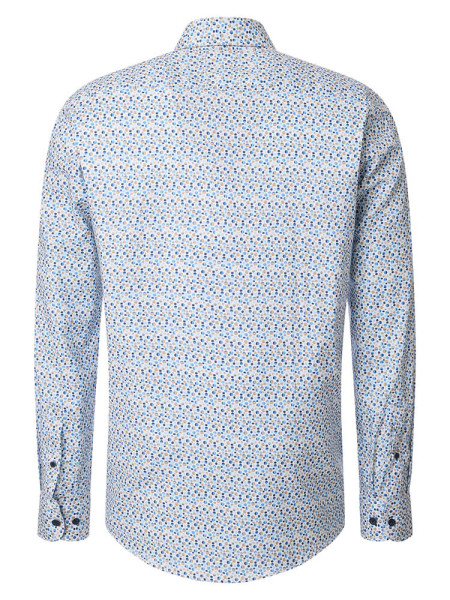 CASAMODA Regular Fit Camisa Marrón Button-Down Easy Care
