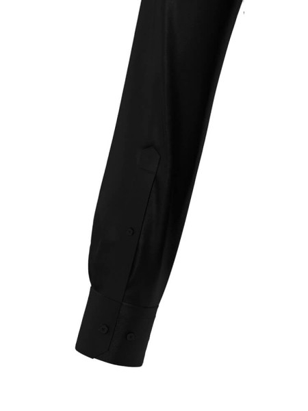 SEIDENSTICKER Tailored Fit Camisa Negro New Kent Satin  - Vista 3