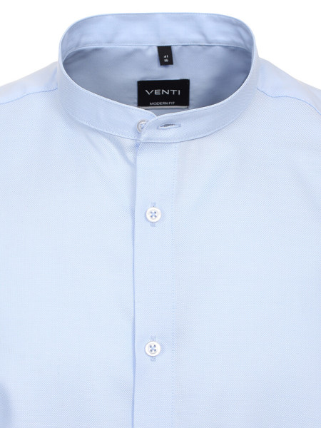 VENTI Regular Fit Camisa Azul claro Stehkragen Popeline - Vista 1