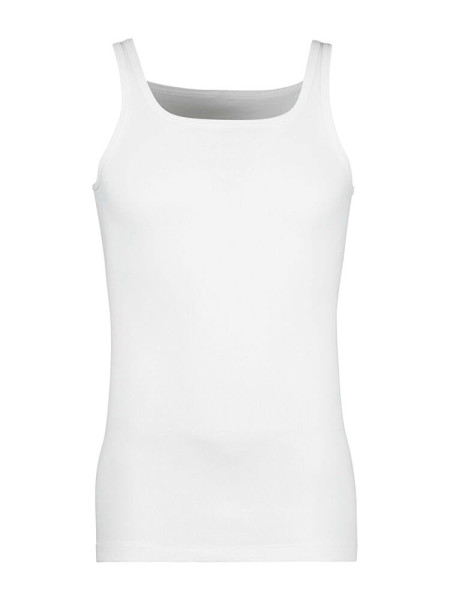 HUBER Regular Fit Blanco Feinripp - Vista 1