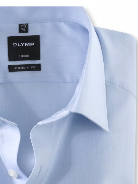 OLYMP Regular Fit Camisa Azul claro New Kent Chambray