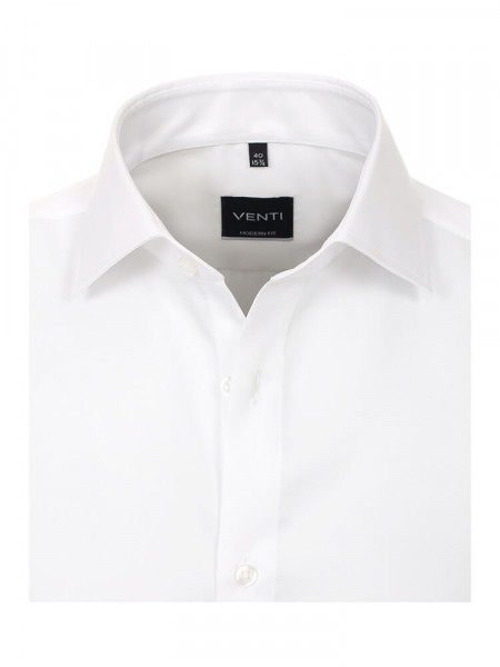 VENTI Regular Fit Camisa Blanco Kent Twill - Vista 1
