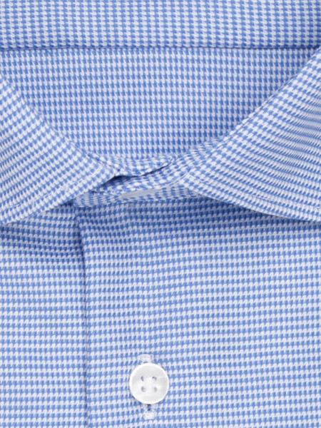 SEIDENSTICKER Tailored Fit Camisa Azul claro New Kent Struktur - Vista 1