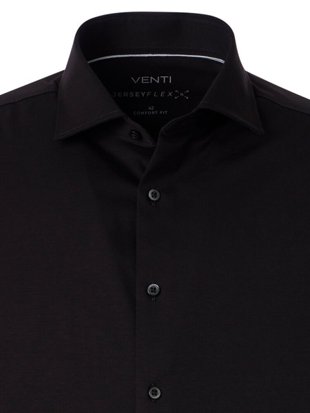 VENTI Comfort Fit Camisa Negro Kent Jersey - Vista 1
