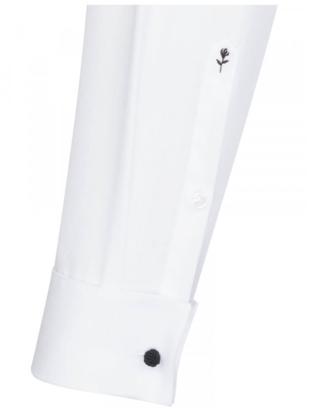 SEIDENSTICKER Regular Fit Camisa Blanco Kläppchen Popeline - Vista 1