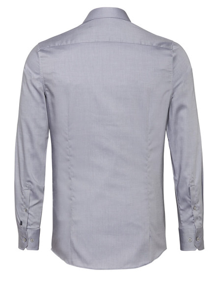 PURE Slim Fit Camisa Gris Haifisch Twill