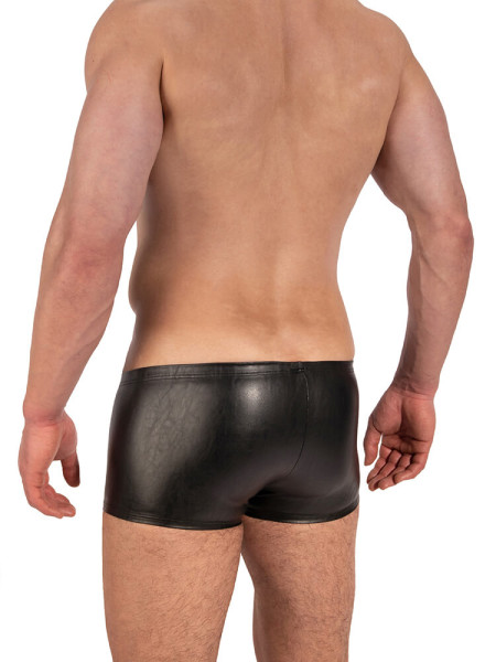 MANSTORE Regular Fit Negro Microfaser