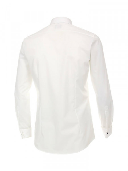 VENTI Slim Fit Camisa Blanco Kent Popeline