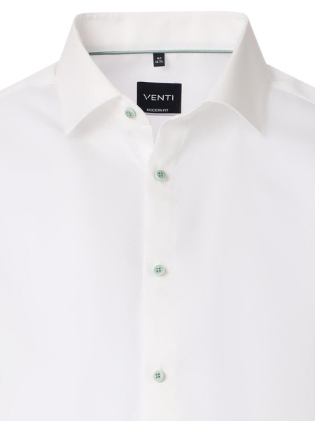 VENTI Regular Fit Camisa Beige claro Kent Popeline - Vista 1