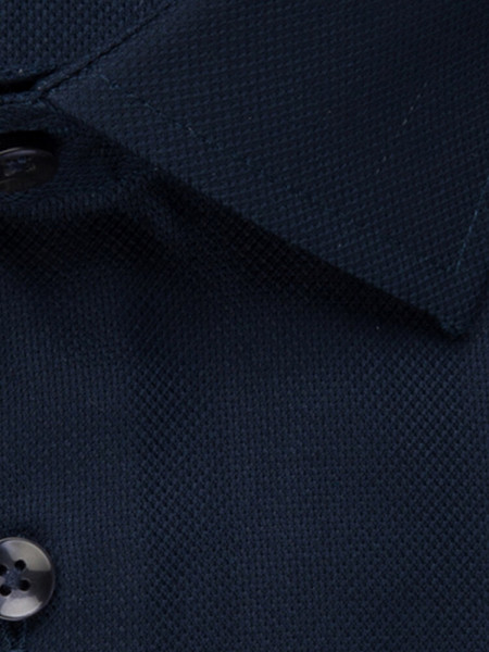 SEIDENSTICKER Slim Fit Camisa Azul oscuro Business Kent Struktur - Vista 3
