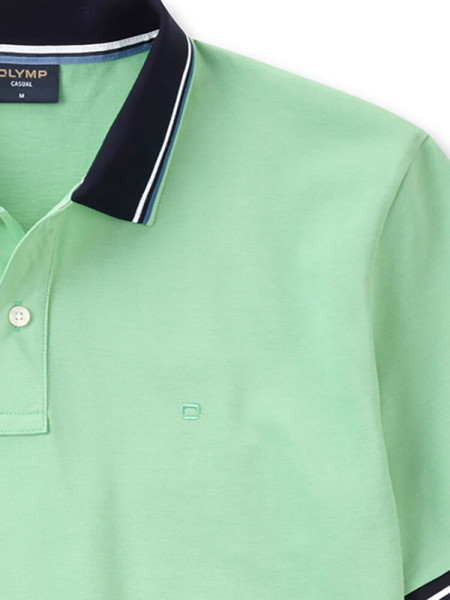 OLYMP Polo Verde Piqué