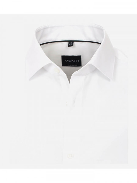 VENTI Regular Fit Camisa Blanco Kent Popeline - Vista 1