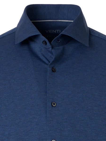 VENTI Comfort Fit Camisa Azul medio Kent Jersey - Vista 1