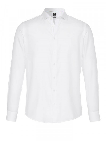PURE Regular Fit Camisa Blanco Haifisch Popeline - Vista 1
