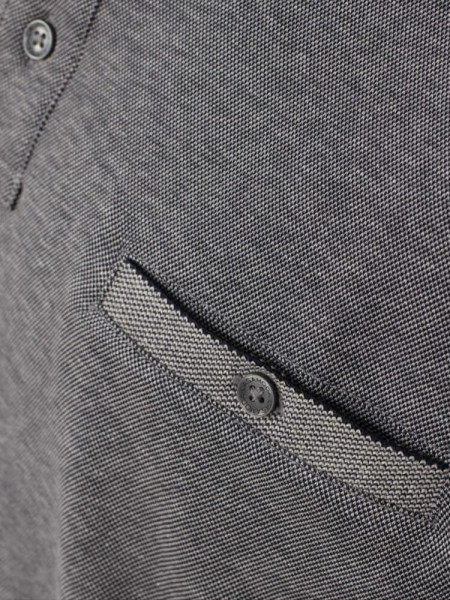 CASAMODA Polo Azul oscuro Piqué - Vista 2