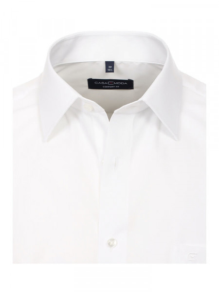 CASAMODA Comfort Fit Camisa Blanco Kent Popeline - Vista 1