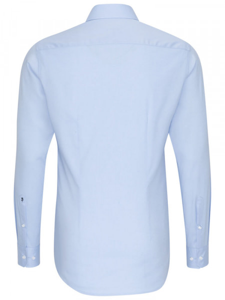 SEIDENSTICKER Extra Slim Fit Camisa Azul claro Business Kent Fil à Fil