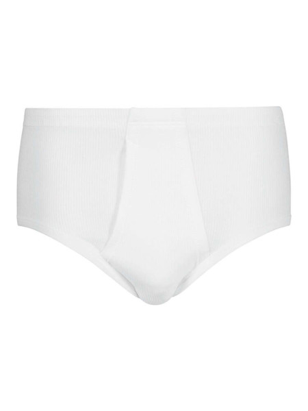 HUBER Regular Fit Blanco Doppelrippenstich - Vista 1