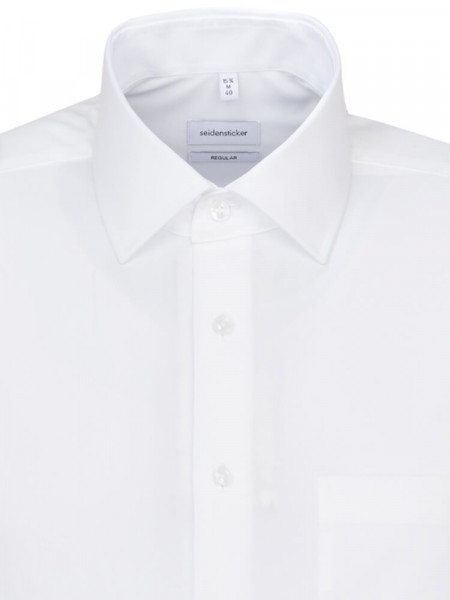 SEIDENSTICKER Regular Fit Camisa Blanco Business Kent Popeline - Vista 2