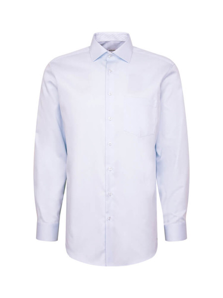 SEIDENSTICKER Regular Fit Camisa Azul claro New Kent Struktur