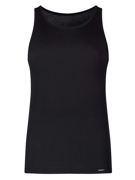 SKINY Regular Fit Negro Feinripp - Vista 1